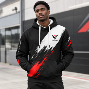 Sweat-shirt de course personnalisé pour homme avec sublimation, motif brossé, pull-over de sport automobile - Product Image 1