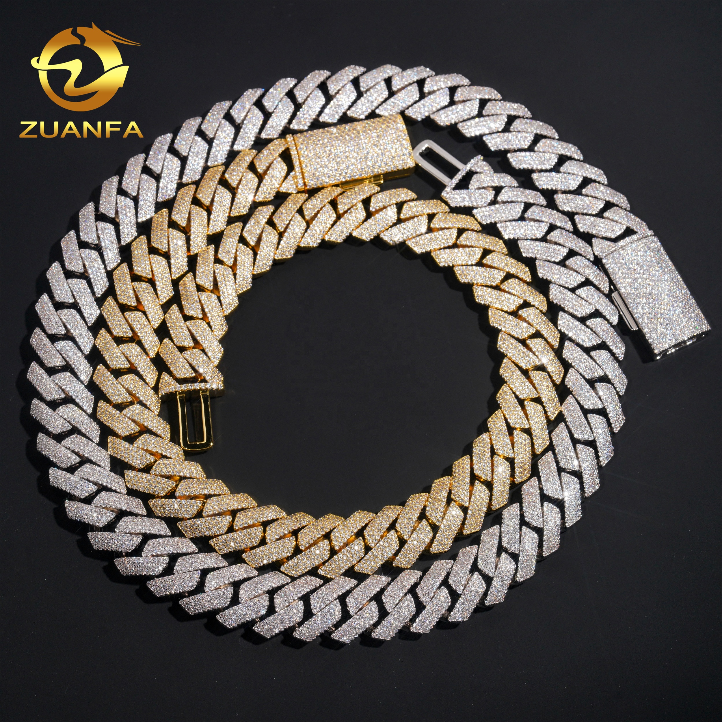 RTS Cuban Chain Necklace - Hip Hop Jewelry Iced Out 5A CZ