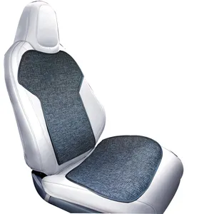 Non-slip Bốn Mùa Linen Cushion Auto Seat Protector Car Seat Bìa Đối Với Tesla Model 3/Model Y