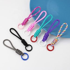 Hand Woven Airplane Buckle Customized Nylon Lanyards for Mobile Phone Necklace Seven Core Umbrella Rope <b>Camera</b> Hanging Rope - Product Image 3