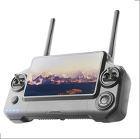 Drone pliable D12 avec caméra GPS, nacelle stabilisée 3 axes, vidéo 4K, contrôleur à écran tactile et retour intelligent pour la photographie de voyage
