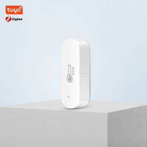 <span class=keywords><strong>Sensor</strong></span> Inteligente Zigbee Tuya LEDEAST WSD500, Dispositivos Inteligentes para el Hogar con Controles de Alexa y Google, Temperatura y Humedad - Product Image 2