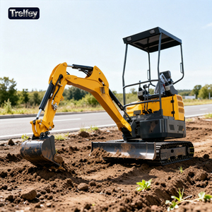 Mini-pelle compacte 1 tonne 2 tonnes à double vitesse pour travaux agricoles, construction routière <span class=keywords><strong>et</strong></span> entretien des allées <span class=keywords><strong>de</strong></span> vergers - En promotion - Product Image 1