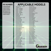 Capteur TPMS OEM 28103CA001 4260702030 GUSSIN, système de surveillance de la pression des pneus, 433,92 MHz, pour Subaru Brz, durée de vie de 5 ans
