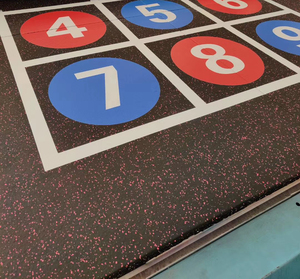 Wholesale <strong>Rubber</strong> <strong>Flooring</strong> <strong>Tiles</strong> Interlock <strong>Tiles</strong> Widely <strong>Used</strong> in Outdoor and Indoor - Product Image 6