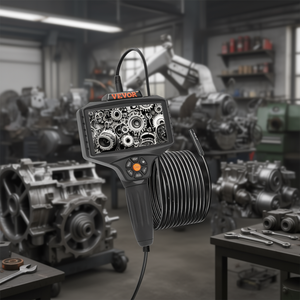 Endoscopio Industrial Vevor con Pantalla IPS de 5 Pulgadas, Cable de 16.5 Pies, Zoom 8x, Cámara de Inspección a Prueba de Agua con Luces LED - Product Image 2