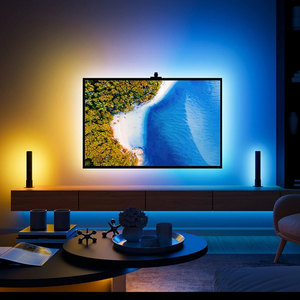 Joystar 3.5m TV phản ứng đèn LED RGB IC âm nhạc đồng bộ màu sắc thay đổi ứng dụng điều khiển từ xa TV LED Đèn nền với máy ảnh - Product Image 6