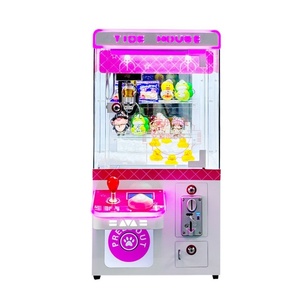 New Mini Commercial Crane Machine <b>Small</b> Boutique Style Coin-Operated Grab Key Chain Clip Doll Machine - Product Image 6