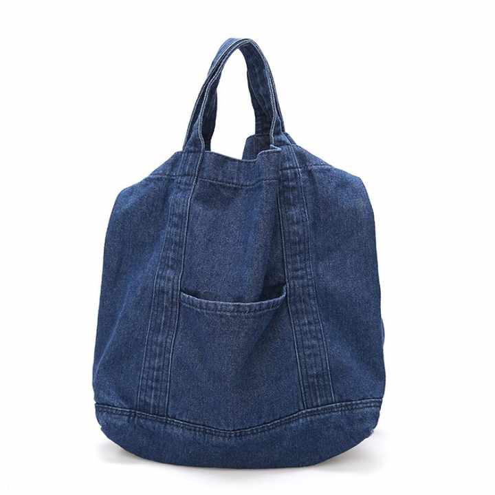 2019 Chic Women Fashion Denim Handbags Trendy Durable