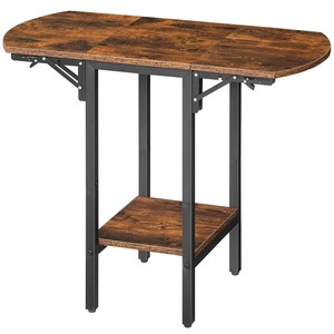 <span class=keywords><strong>Tavolino</strong></span> Laterale <span class=keywords><strong>Pieghevole</strong></span>, <span class=keywords><strong>Tavolino</strong></span> da Divano a 2 Livelli con Piano Estensibile, Piccolo <span class=keywords><strong>Tavolino</strong></span> Alto per Soggiorno e Spazi Ristretti - Product Image 2