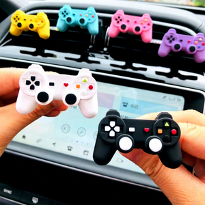 ที่หนีบช่องแอร์รูปทรงคอนโทรลเลอร์เกมส์  น้ำหอมปรับอากาศในรถยนต์  ตกแต่งภายในรถยนต์  แบบพลาสติก  ลายการ์ตูน - Product Image 4