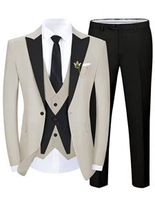 Trajes <span class=keywords><strong>de</strong></span> Negocios Clásicos <span class=keywords><strong>para</strong></span> Hombre al por Mayor, <span class=keywords><strong>Traje</strong></span> <span class=keywords><strong>de</strong></span> <span class=keywords><strong>Novio</strong></span> Slim Fit, <span class=keywords><strong>Traje</strong></span> <span class=keywords><strong>de</strong></span> Boda <span class=keywords><strong>para</strong></span> Padrino, Conjunto Formal <span class=keywords><strong>de</strong></span> 3 Piezas - Product Image 3