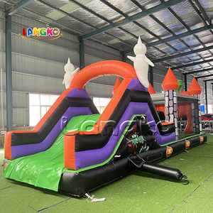 Parcours d'obstacles gonflable sur le thème d'Halloween, château gonflable citrouille pour la vente, idéal pour la fête de la Toussaint - Product Image 6