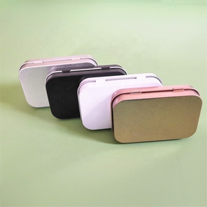 Scatola di Latta in Metallo con Cerniera, Contenitore Portatile Mini, Scatola per Conservazione - Product Image 3