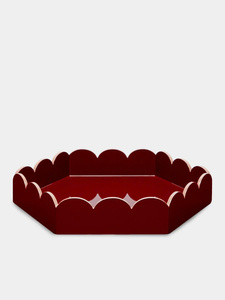 Una ráfaga de color para su hogar, el compañero perfecto para cualquier ocasión, diseñado para redefinir su estilo de servicio, bandeja laca festoneada - Product Image 5