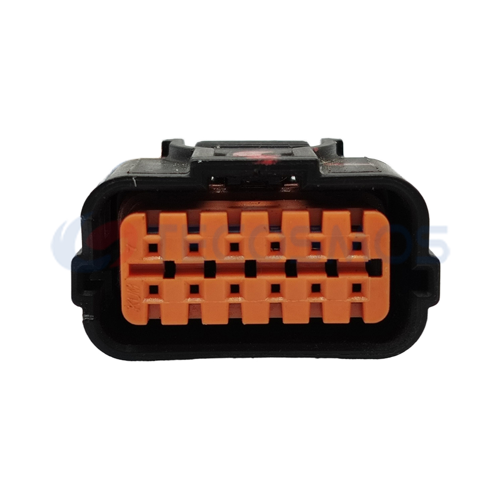 Automotive Rearview Camera Wiring Harness Connector Plug Waterproof Shell for Modern 12 Pin Female CT12-0049M