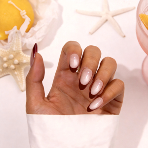 Faux ongles réutilisables à presser avec logo personnalisé, colle à ongles pour faux ongles, faux ongles effet œil de chat, fournitures pour ongles français. - Product Image 1