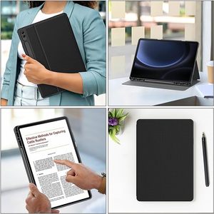 Funda Smart Folio Stand a prueba de golpes para Samsung Galaxy Tab S9 Plus/S9 <span class=keywords><strong>FE</strong></span> + con soporte S Pen - Product Image 6
