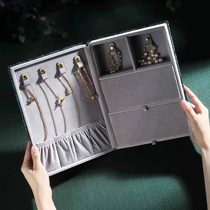 book shaped jewelry packaging box