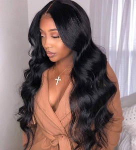 Extensions de cheveux humains lisses cambodgiens en gros pour revendeurs, lots d'extensions de cheveux vierges à cuticules alignées, bouclées et ondulées - Product Image 2
