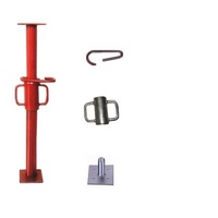Usine acier galvanisé Acro coffrage étai métal réglable échafaudage cric poteau béton accessoires