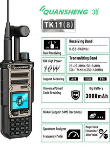 Quansheng TK11(8) Space Big Diamond AM SSB FM NOAA 10W Analyseur de spectre Magic Voice L790 - Product Image 2