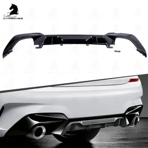 Gloss Black Painted Rear Bumper Diffuser For BMW G20 3 Series 2019+