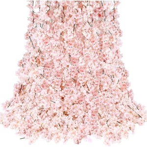 Liangzhou Artificial Cherry Blossom Vines Plastic Fabric 200cm <b>Wedding</b> <b>Arch</b> Decorations - Product Image 5