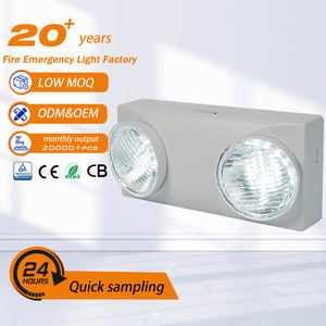 Lámpara de Emergencia de Pared de Doble Cabezal Tuoming, 3H, 3.6V, Batería de Respaldo de 800 mAh, Carcasa de Plástico con Adhesivo, Lámpara LED de Emergencia - Product Image 1