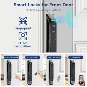 Xsdts df03xf 3D Nhận dạng khuôn mặt thông minh khóa cửa wishome App Wifi điều khiển từ xa Keyless nhập kỹ thuật số Khóa chốt cửa cho nhà - Product Image 2