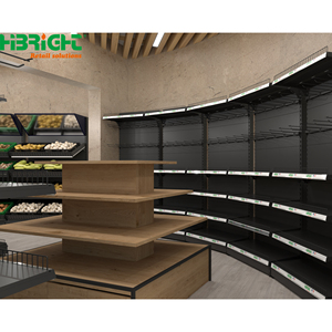 Metal & Wood Display <b>Rack</b> with Customized <b>Shelves</b> for Retail Stores-Durable Luxury Freestanding <b>Shelf</b> - Product Image 1