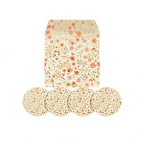 Ensemble de 5 nappes de table florales en lin pour la décoration de la salle à manger, vente en gros