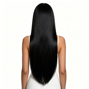 Extensiones de Cabello Yaki Liso Suave de Fibra de Alta Temperatura, Doble Trama, 110 Gramos por Paquete, 30 Pulgadas de Largo - Product Image 6