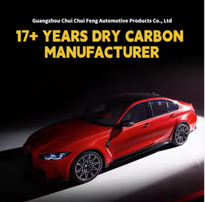 Cho BMW M2 F87 phía trước môi thực sự khô sợi carbon tạo kiểu cơ thể Kit CS phong cách phía sau thân cây Spoiler Lip Wing - Product Image 6