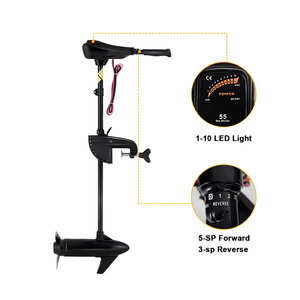 Nouveau <span class=keywords><strong>moteur</strong></span> électrique marin hors-bord HK 12V 24V <span class=keywords><strong>pour</strong></span> bateau, <span class=keywords><strong>support</strong></span> <span class=keywords><strong>de</strong></span> <span class=keywords><strong>moteur</strong></span> modèle 18-86lbs, robuste et durable <span class=keywords><strong>pour</strong></span> canoë et kayak - Product Image 4