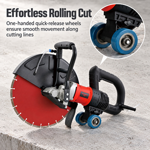 6832 Machine à rainurer et à découper le béton sans balais, robuste, 155 mm, 220 V, 3500 W - Product Image 5