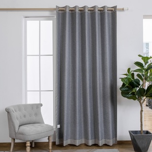 <b>Cheap</b> <b>Curtain</b> Fabric for 100% Blackout Home Textile King Linen Fabric with Star Linen Factory Sale - Product Image 3