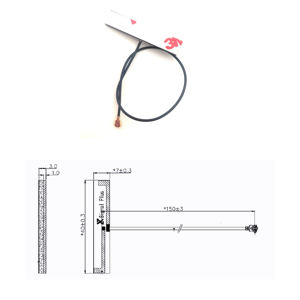 柔性印刷电路板无线网络<span class=keywords><strong>2</strong></span>.4GHz FPC印刷电路板天线内部蜂窝天线50欧姆阻抗垂直极化3dBi增益<span class=keywords><strong>2</strong></span>:1 VSWR - Product Image 5