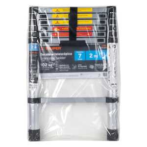 บันไดเหลื่อมยืดหดได้ 7 ขั้น รุ่น Truper ESTE-207 สไตล์อุตสาหกรรม รับน้ำหนักได้ 102 กก. สำหรับใช้งานกลางแจ้งและในบ้าน ได้รับการรับรองมาตรฐาน EN131 - Product Image 1