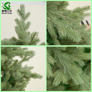 하이 퀄리티 진짜 느낌 전체 PE 가문비 나무 전나무 크리스마스 트리 축제 장식을 위한 90CM ~ 240CM - Product Image 5