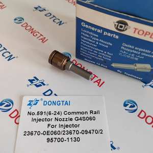 NO.591(6-24) G4S060หัวฉีดคอมมอนเรลดีเซลสำหรับหัวฉีด23670-0E060 23670- 09470 295700-1130 - Product Image 6
