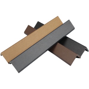 Revestimiento de pared exterior de 50*50mm, uso impermeable, <span class=keywords><strong>banda</strong></span> de borde WPC, esquina de pared, cubierta de WPC, borde de esquina embellecedor - Product Image 1