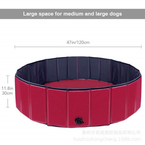 PVC Folding Pet Bathtub Dog Bath Tub Foldable For Pets Swimming Pool - Product Image 3