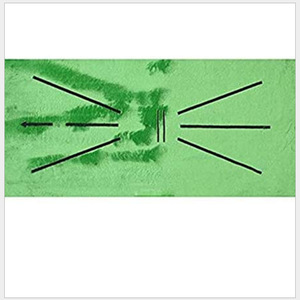 Manta de entrenamiento auxiliar para <span class=keywords><strong>Mini</strong></span> <span class=keywords><strong>Golf</strong></span> Mat, utilizada para detección y golpeo de swing, ayuda para entrenamiento de swing de <span class=keywords><strong>golf</strong></span> de 12 "X 24" - Product Image 4