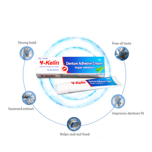 Ykelin 40กรัม/หลอดฟันปลอมกาวครีมสำหรับยึดเกาะฟันปลอม - Product Image 4