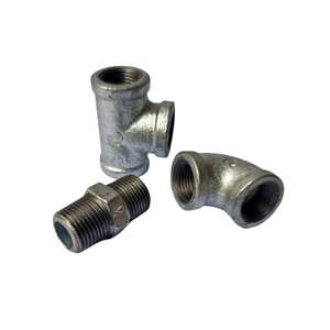 Raccordi per tubi in acciaio al carbonio neri zincati, Classe 150, con attacchi BSPT e NPT, inclusi: Raccordi di accoppiamento, Riduttori, Nippli, Raccordi a T, Gomiti, Tappi e Unioni, e Raccordi per tubi <span class=keywords><strong>WOC</strong></span> - Product Image 6