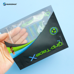 Bolsa con Cierre Biodegradable Impresa Personalizada, con Ventana Transparente, Sellado de Tres Lados y Orificio para Colgar, para Cinta Protectora Deportiva - Product Image 2