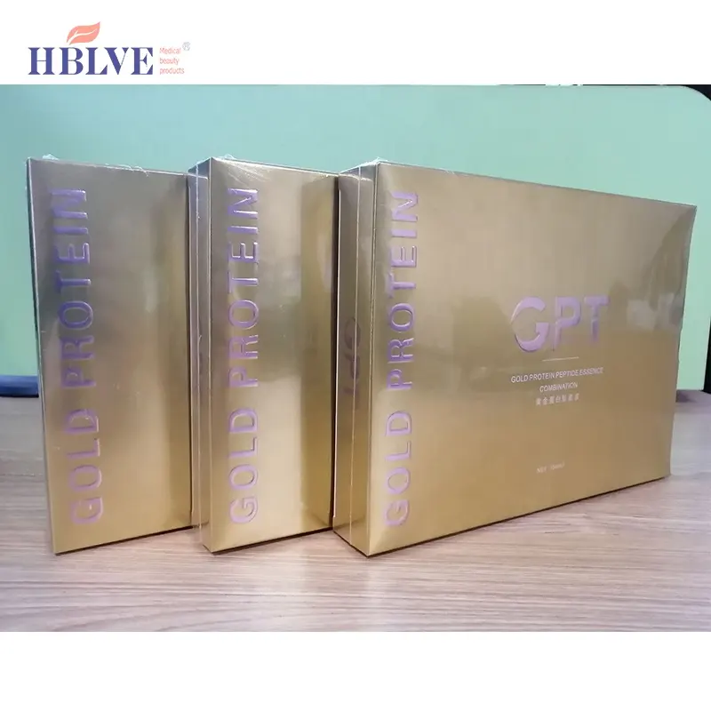 Wholesale Anti Wrinkle Reduce Forehead Lines Collagen Peptide Line Carving Gold Thread Lift Combination