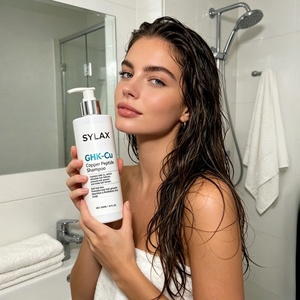 Champú con Péptidos de Cobre 300ml, Fortalece el Cuero Cabelludo, Nutre el Cabello, Aroma Fresco Duradero - Product Image 4