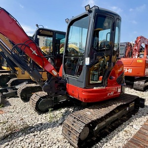 Excavadora Usada Kubota U40 de 4 Toneladas, Mini Excavadora Original Japonesa, Excavadora de Cadenas Kubota U40 de Segunda Mano con Pocas Horas de Uso en Venta - Product Image 1